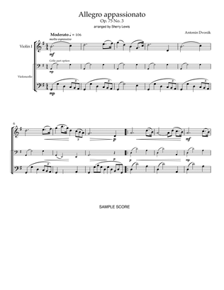 Allegro appassionato Op.l 75 No. 3, Antonin Dvorák