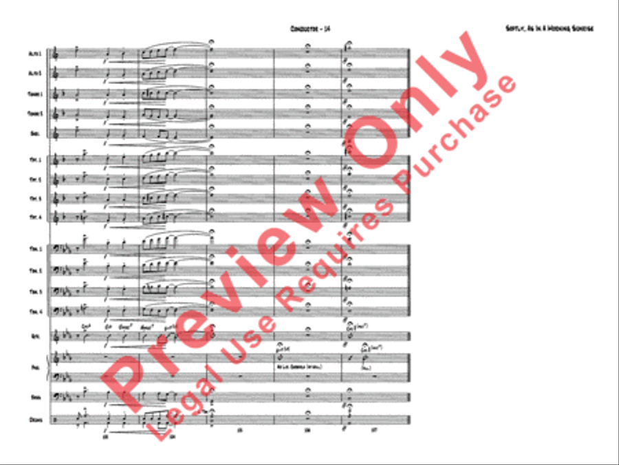 Softly, As in a Morning Sunrise Jazz Ensemble scores gallery preview page 16