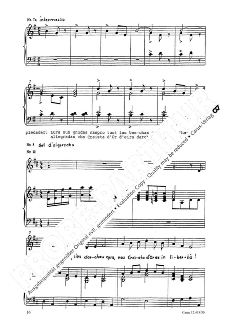 Dal gialet buondrius Voice Solo scores gallery preview page 17