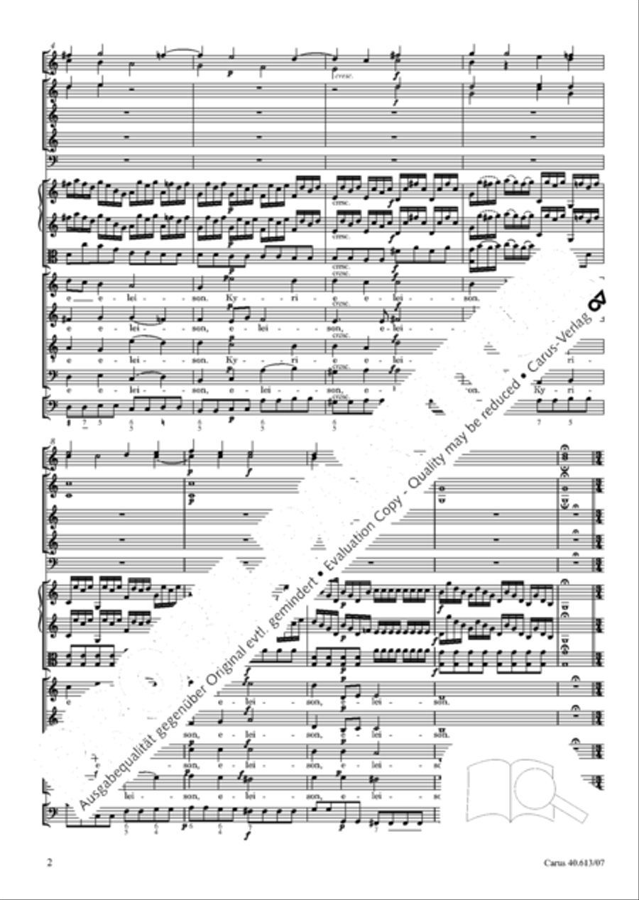 Mass in C (Missa in C) Mass in C (Missa in C) 4-Part scores gallery preview page 9