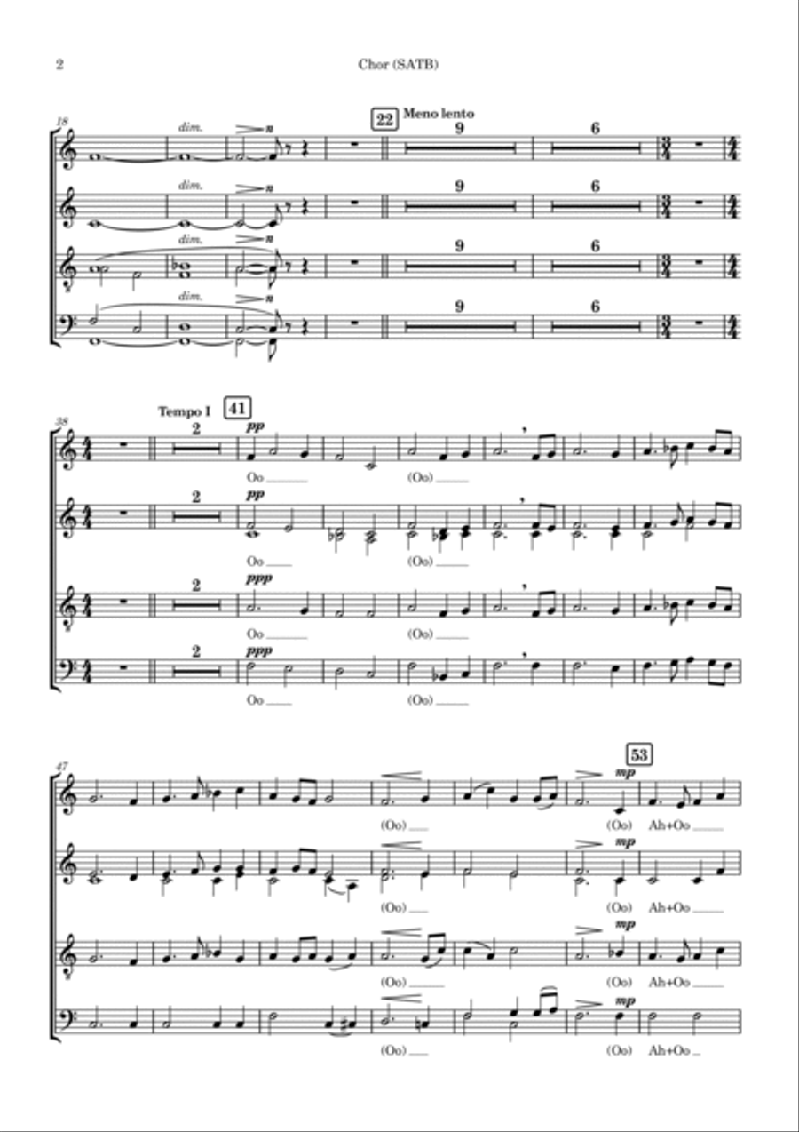 Moments of Memory 4-Part scores gallery preview page 2