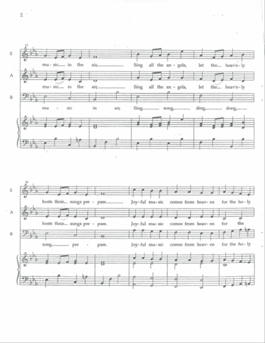 Ring Christmas Bells Ring Christmas Bells Voice scores gallery preview page 2