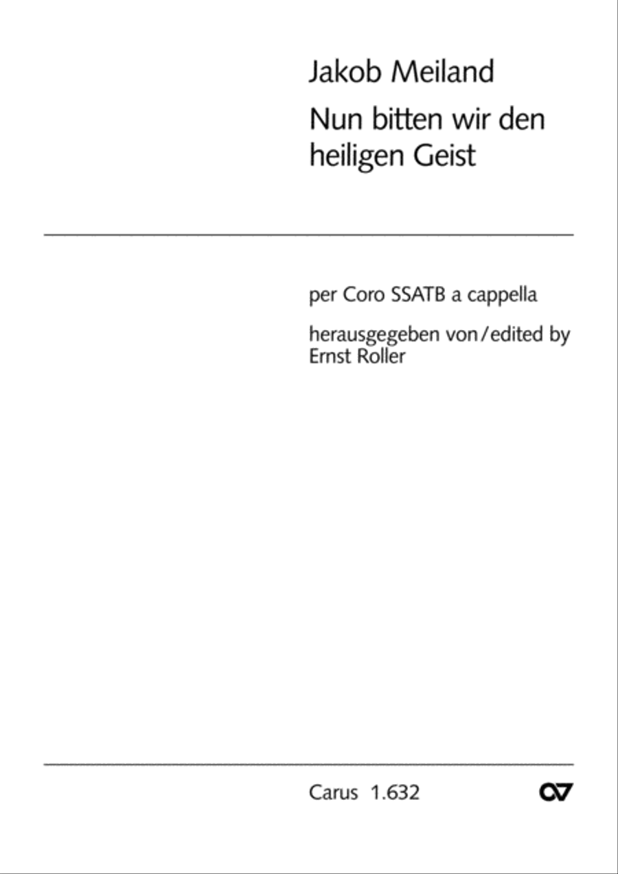 We now implore the Holy Ghost (Nun bitten wir den Heiligen Geist) SSATB scores gallery preview page 2