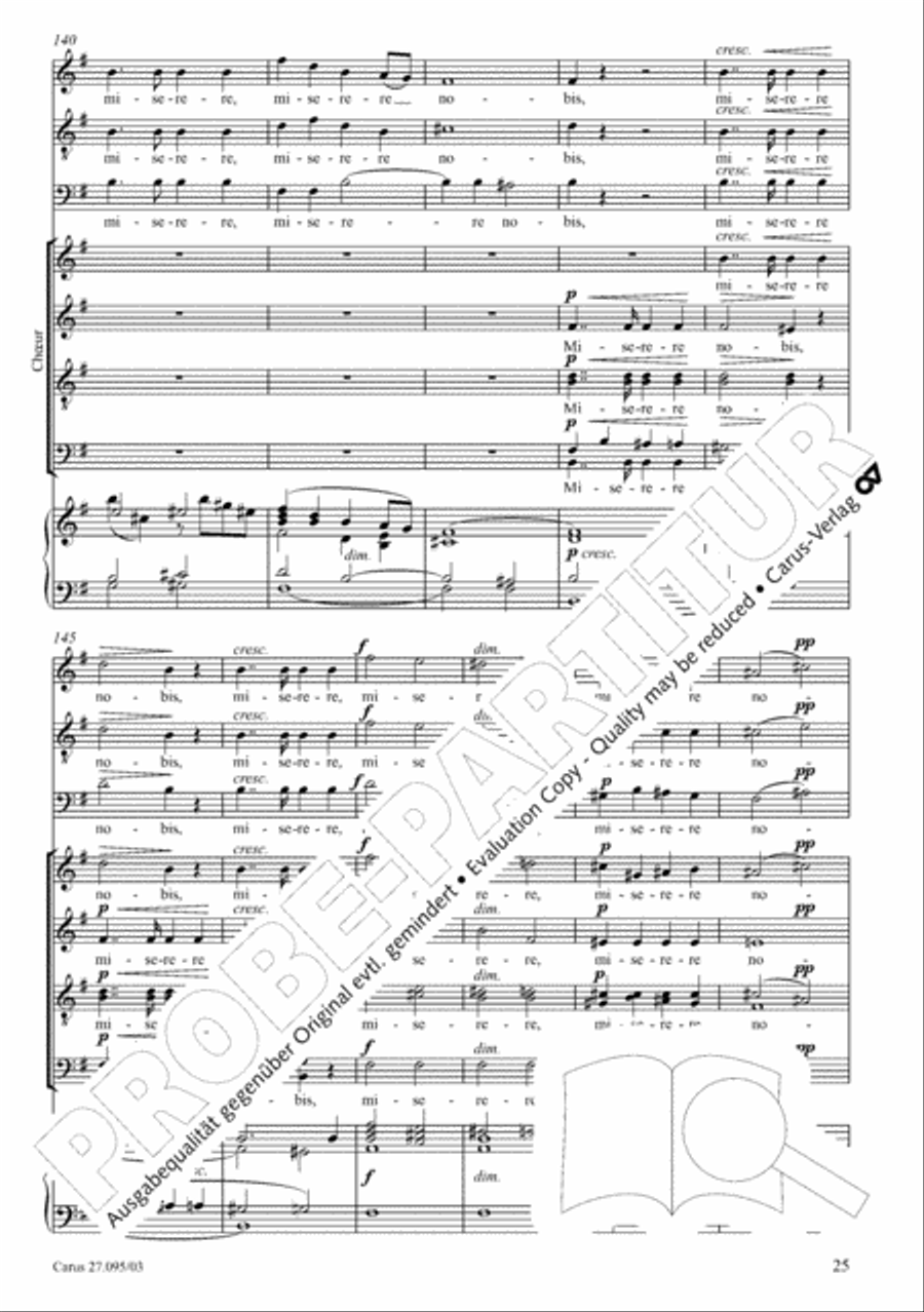Messe solennelle de sainte Cecile STB scores gallery preview page 26