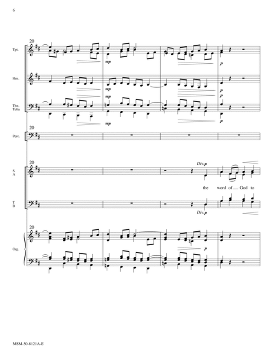 I Sing As I Arise Today (Downloadable Full Score and Parts)