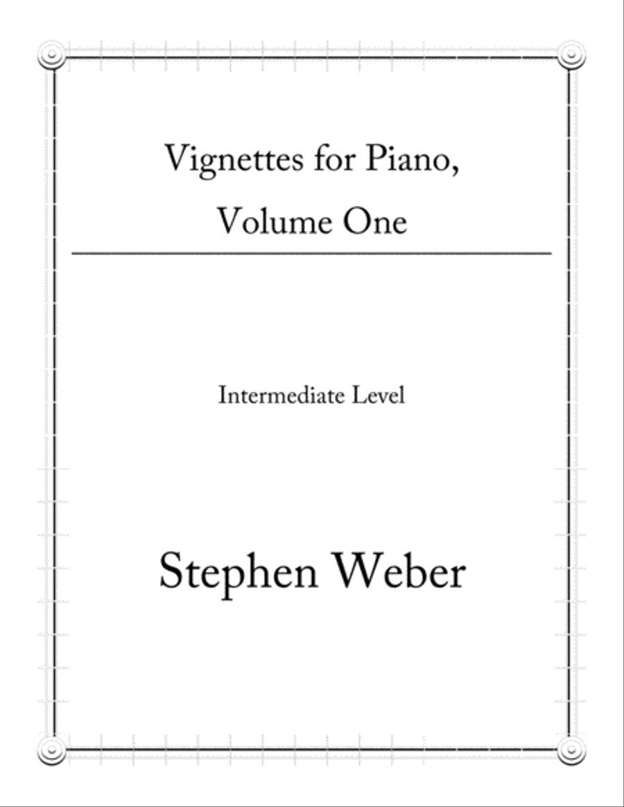 Vignettes for Piano Solo Piano Solo scores gallery preview page 1