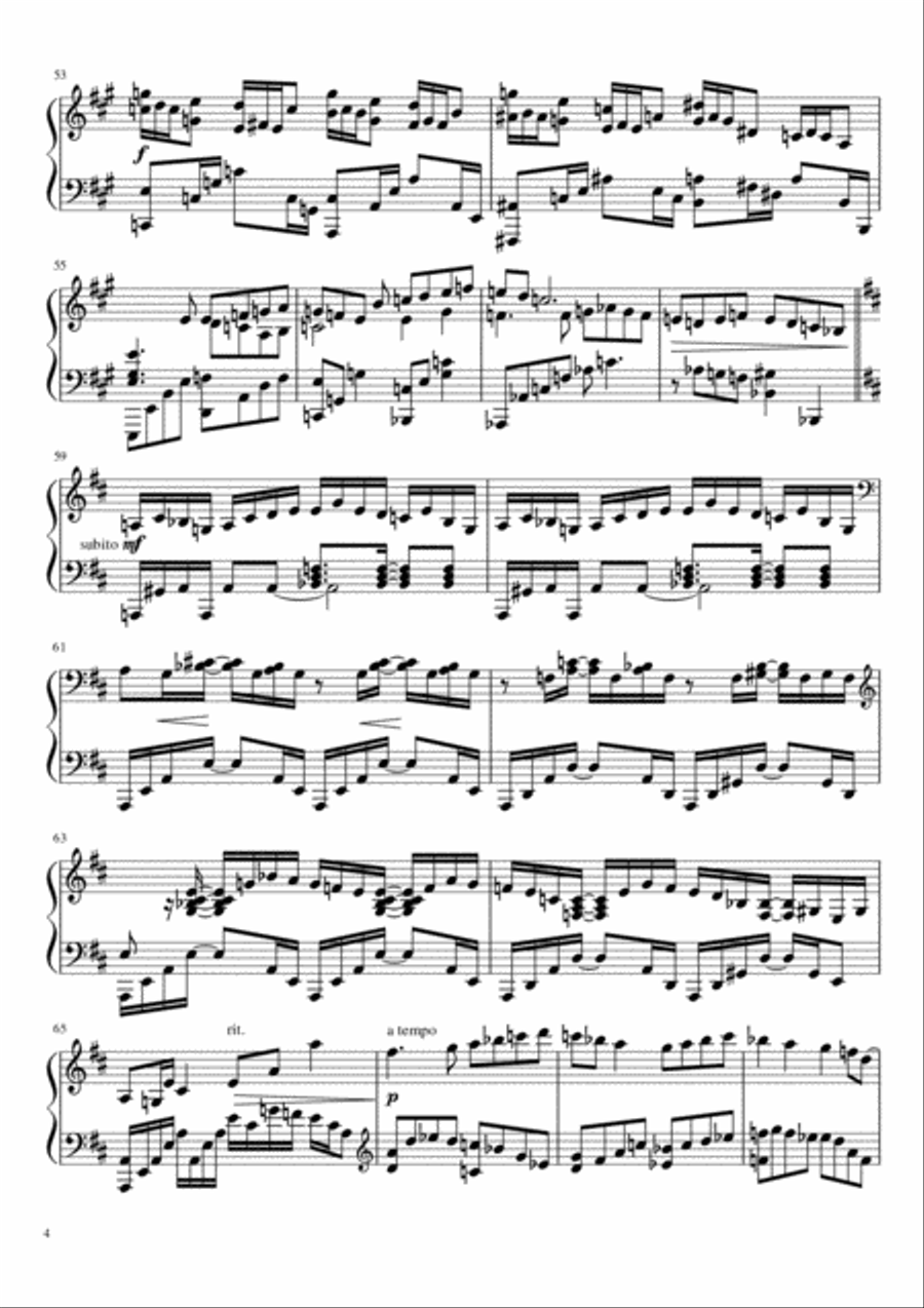 Fantasie №2 Piano Solo scores gallery preview page 4