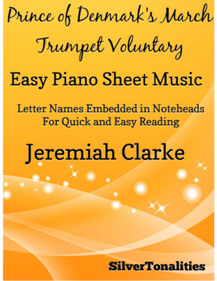 Book cover for Prince of Denmark's March Trumpet Voluntary Easy Piano Sheet Music