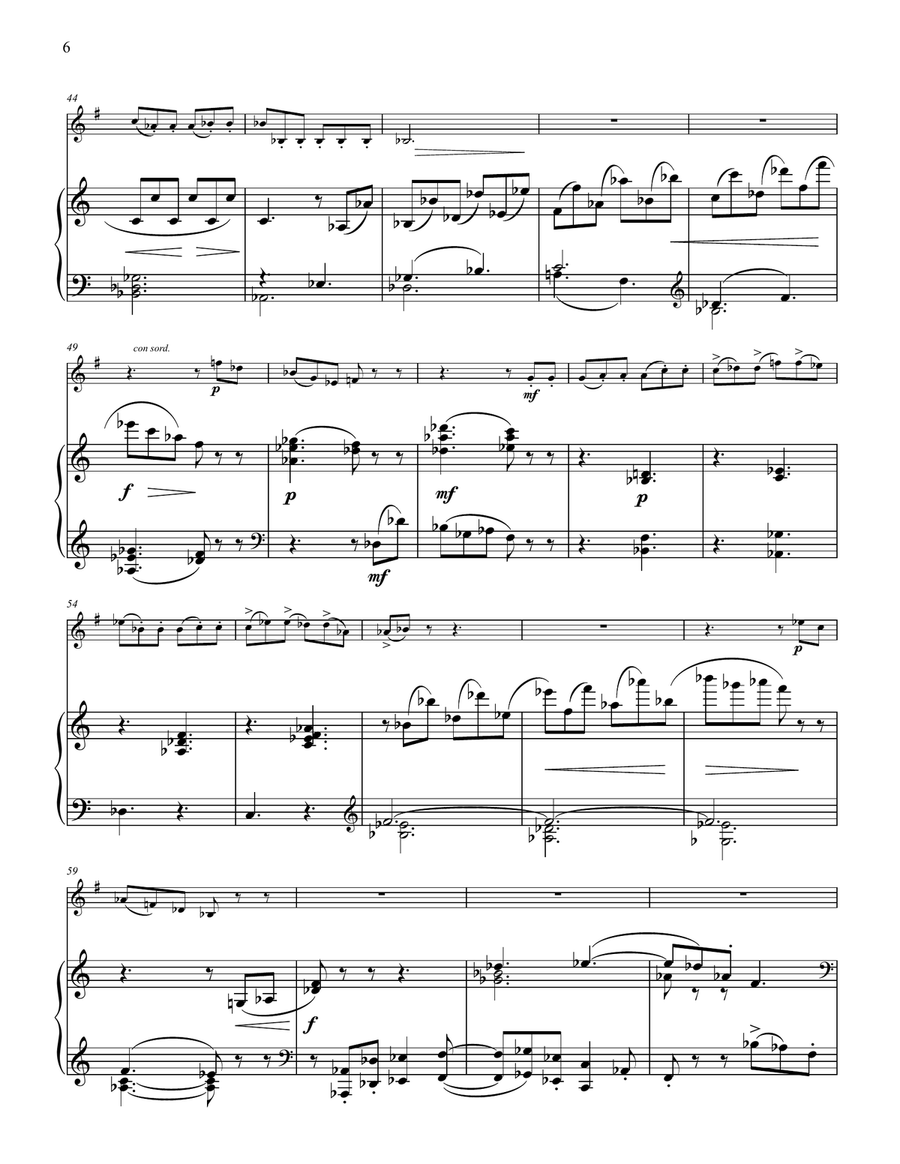 Talisman for Horn and Piano Piano scores gallery preview page 6