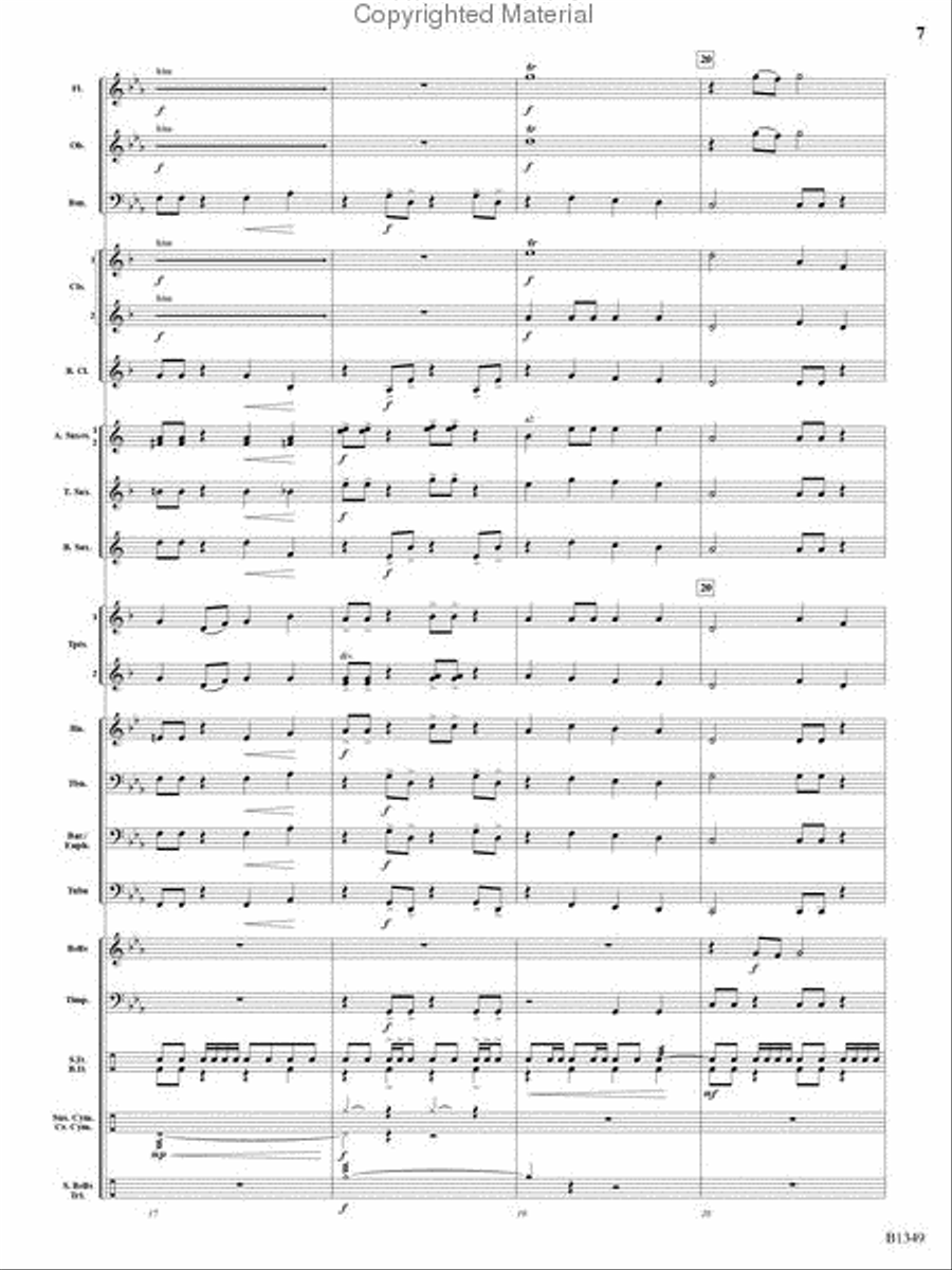 Carpathia Concert Band scores gallery preview page 6