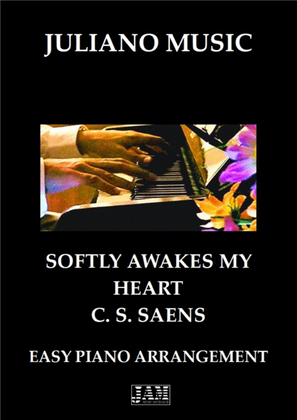 Book cover for SOFTLY AWAKES MY HEART (EASY PIANO) - C. S. SAENS