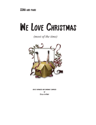 Book cover for We Love Christmas (most of the time)
