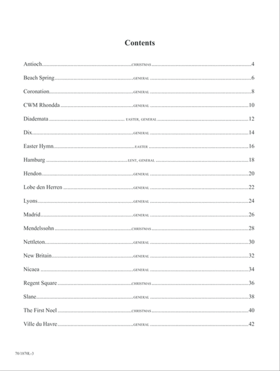 Festive Hymn Tune Harmonizations (Digital Download) Organ scores gallery preview page 3
