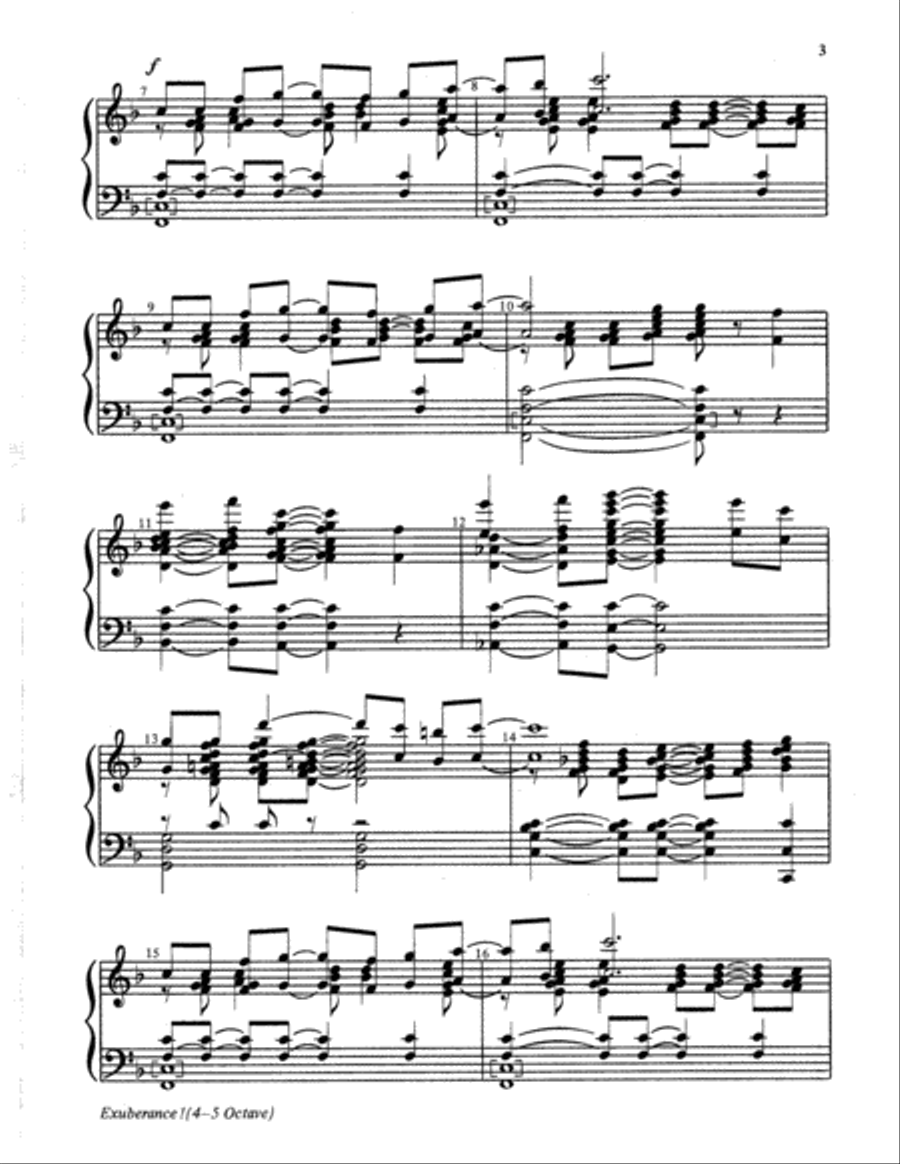 Exuberance 5-Octaves scores gallery preview page 3