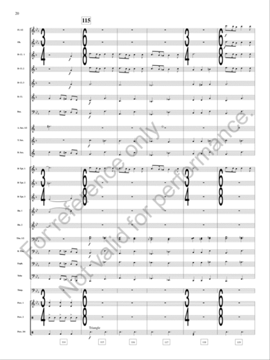 Table Rock Festival Table Rock Festival Concert Band scores gallery preview page 21