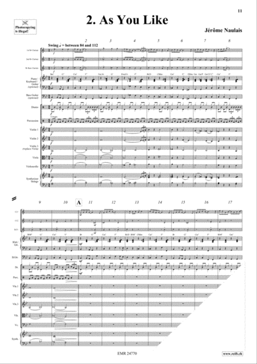 Play With Your Band Volume 1 Clarinet scores gallery preview page 4