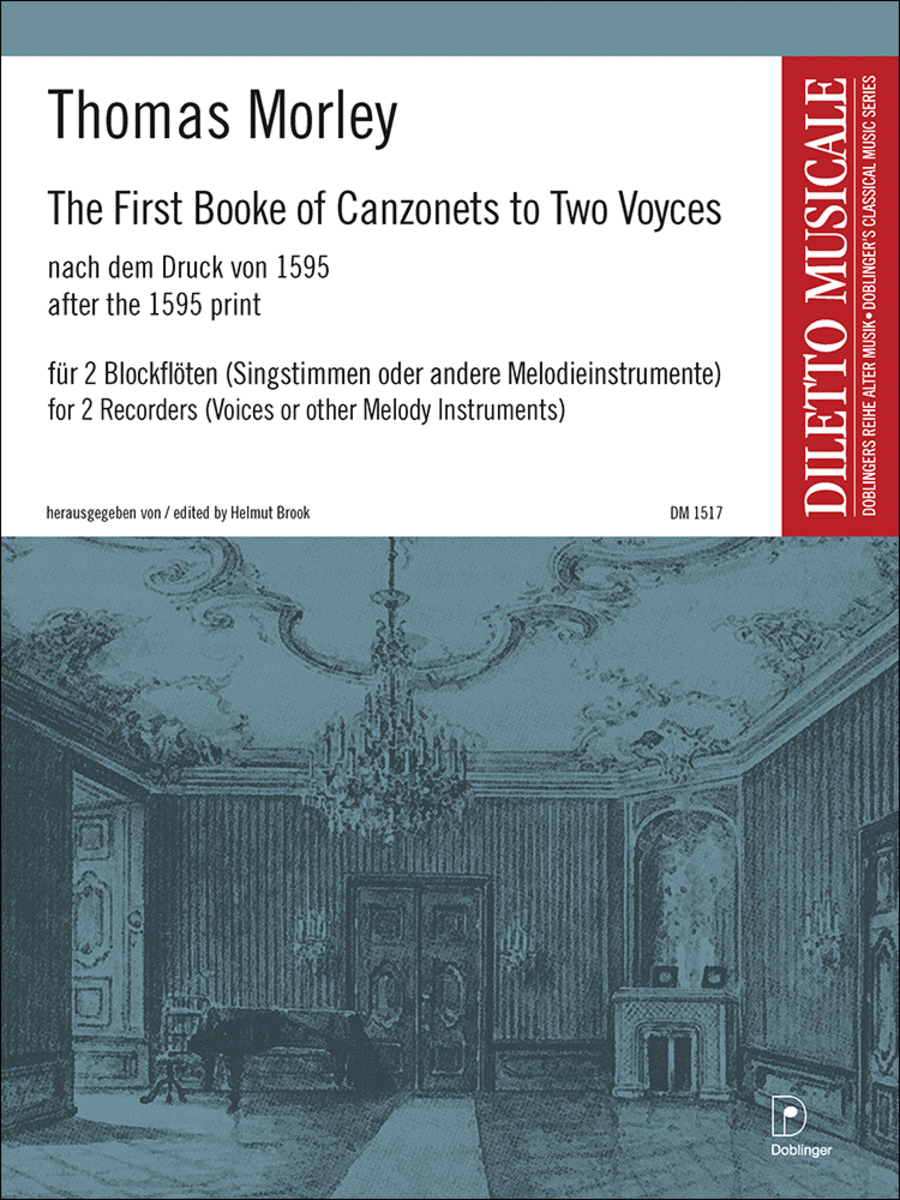 The First Booke of Canzonets to Two Voyces Recorder scores gallery preview page 1