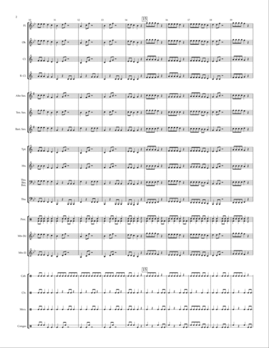 Island Breeze - for concert band Concert Band scores gallery preview page 4