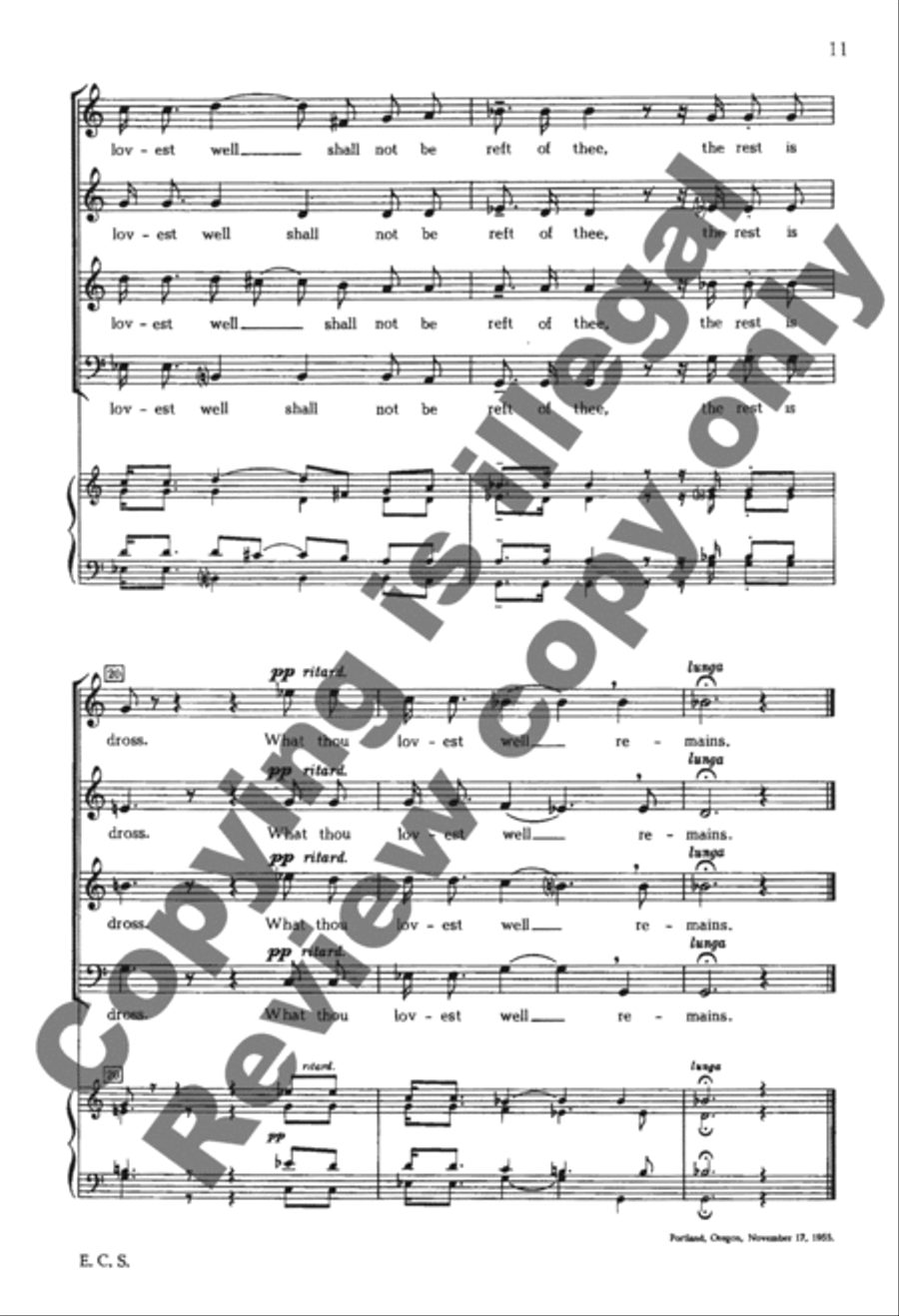 Threnos 4-Part scores gallery preview page 11