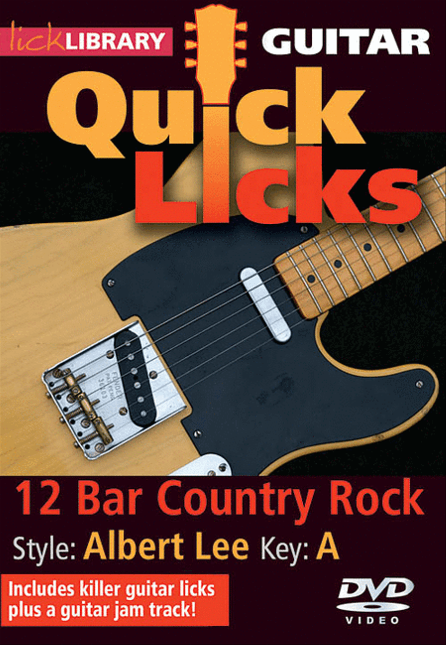 12-Bar Country Rock - Quick Licks Electric Guitar scores gallery preview page 1
