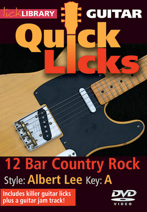 Book cover for 12-Bar Country Rock - Quick Licks