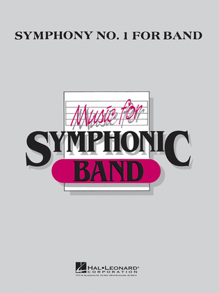 Book cover for Symphony No. 1 for Band