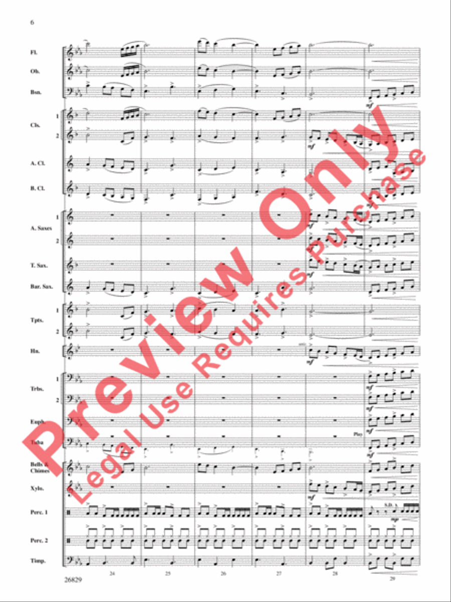 Semper Melior Semper Melior Concert Band scores gallery preview page 7