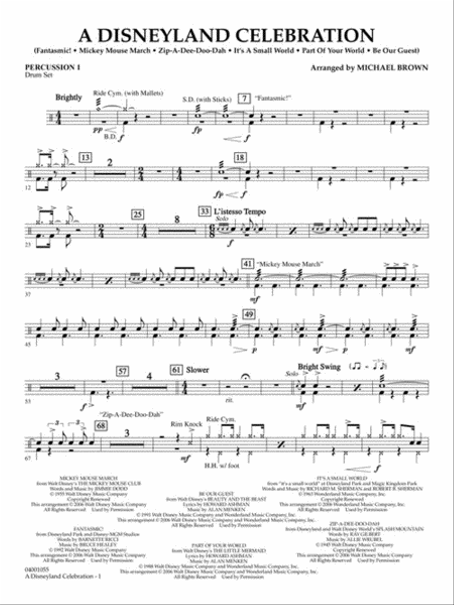 A Disneyland Celebration Concert Band scores gallery preview page 9