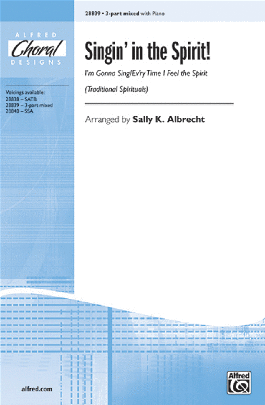 Singin' in the Spirit 3-Part scores gallery preview page 1