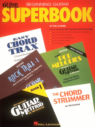 Book cover for The Hal Leonard Beginning Guitar Superbook