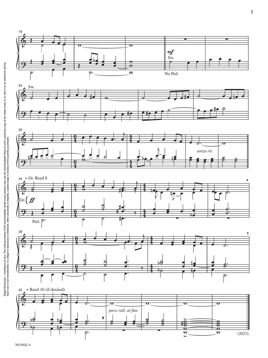 Easter Triumph Organ scores gallery preview page 5