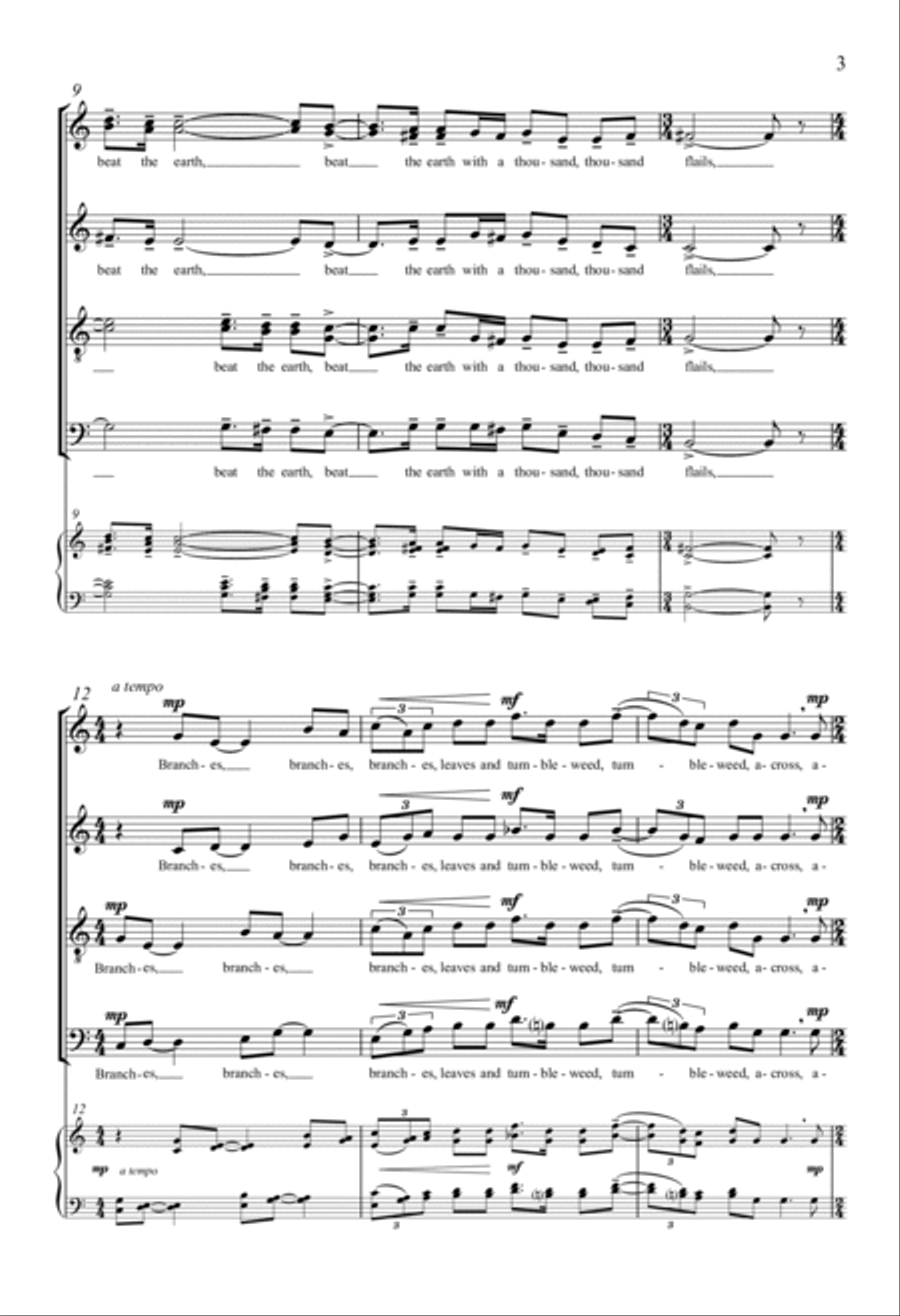 Prairie Winds Prairie Winds 4-Part scores gallery preview page 2