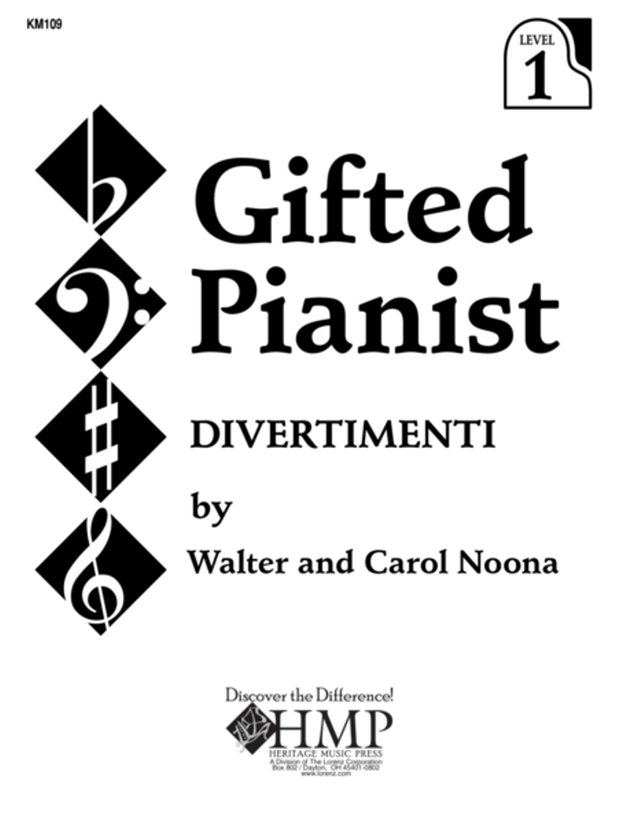 Gifted Pianist: Divertimenti, Book 1 Piano Method scores gallery preview page 1