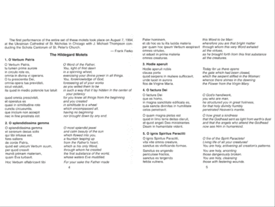 Frank Ferko: Motets CD scores gallery preview page 4