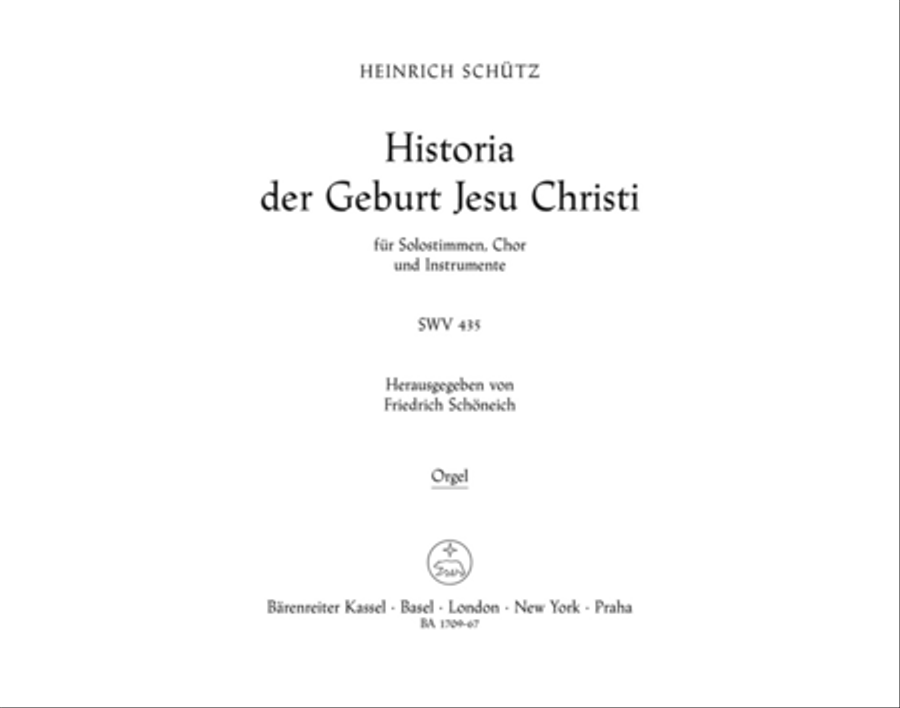 Historia der Geburt Jesu Christi