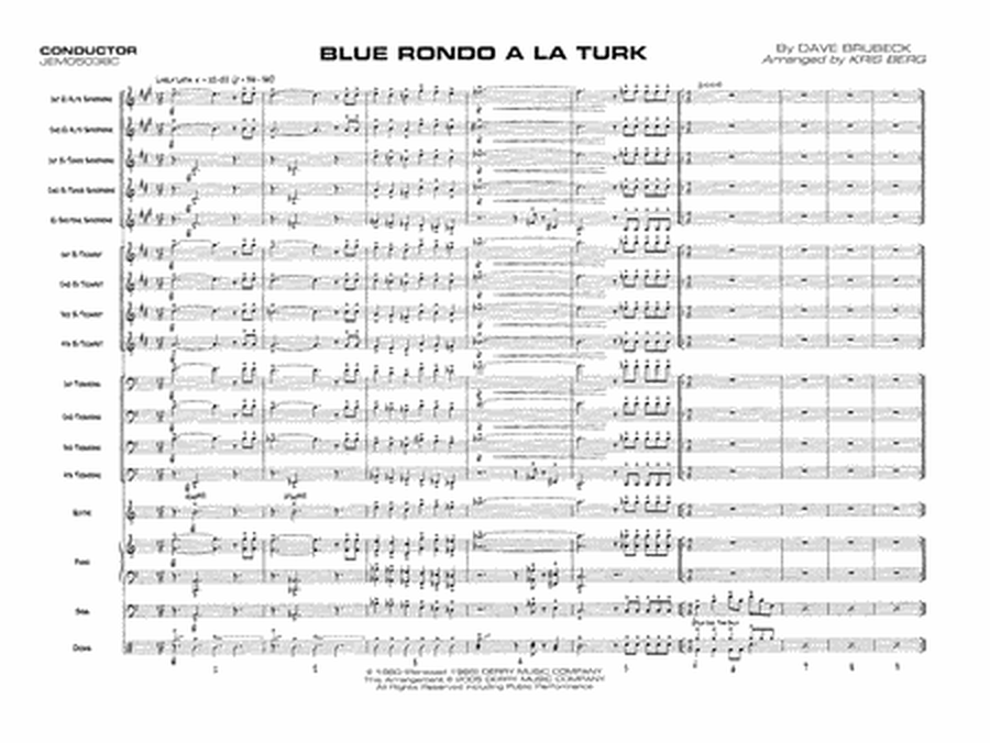 Blue Rondo a la Turk: Score