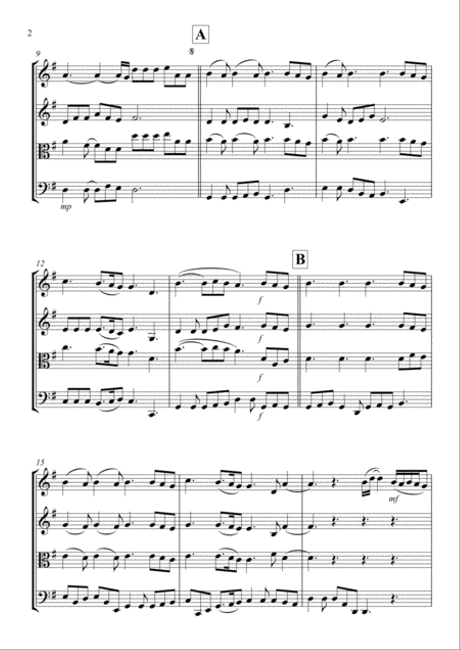 Perfect Perfect String Quartet scores gallery preview page 2