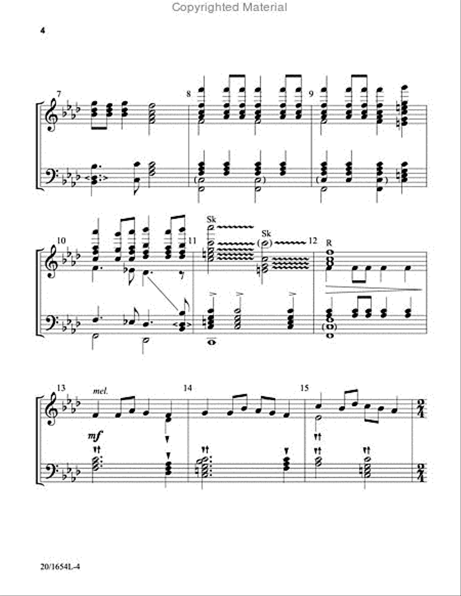 Fantasia on Ebenezer 5-Octaves scores gallery preview page 3