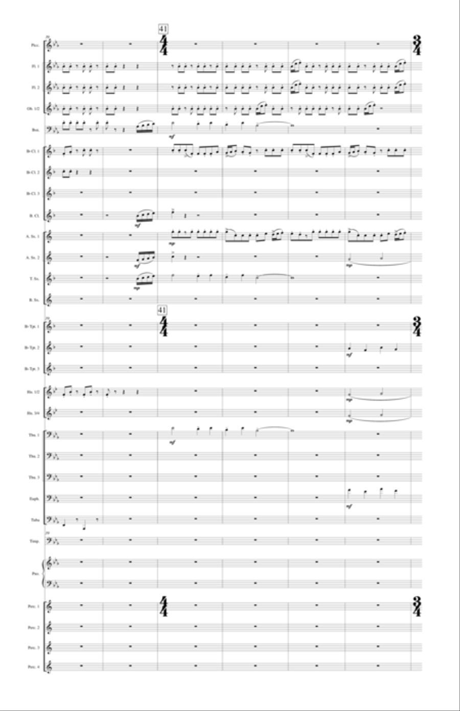 With Voice of Triumph Raised Concert Band scores gallery preview page 8