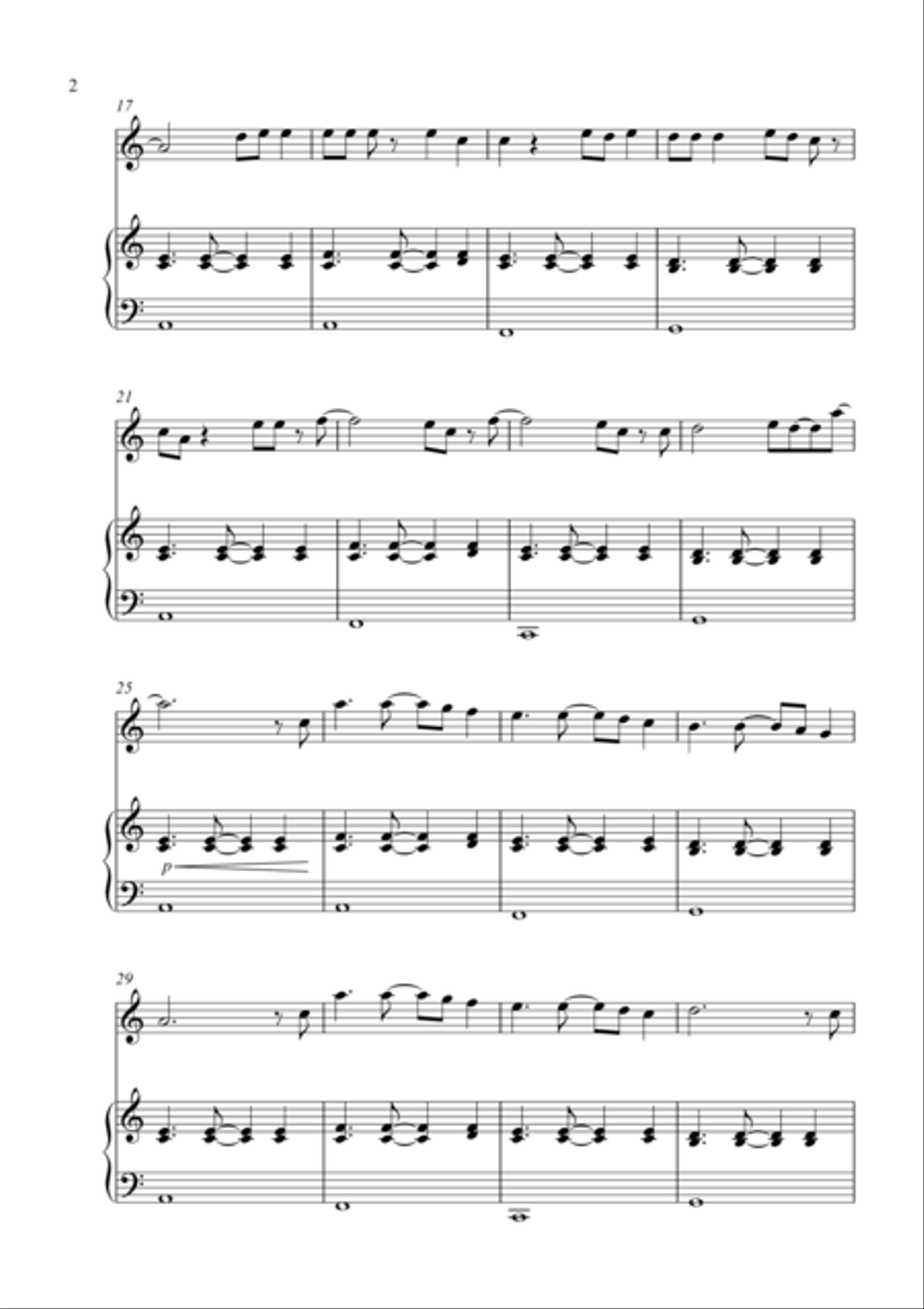 All Of Me Flute Solo scores gallery preview page 2