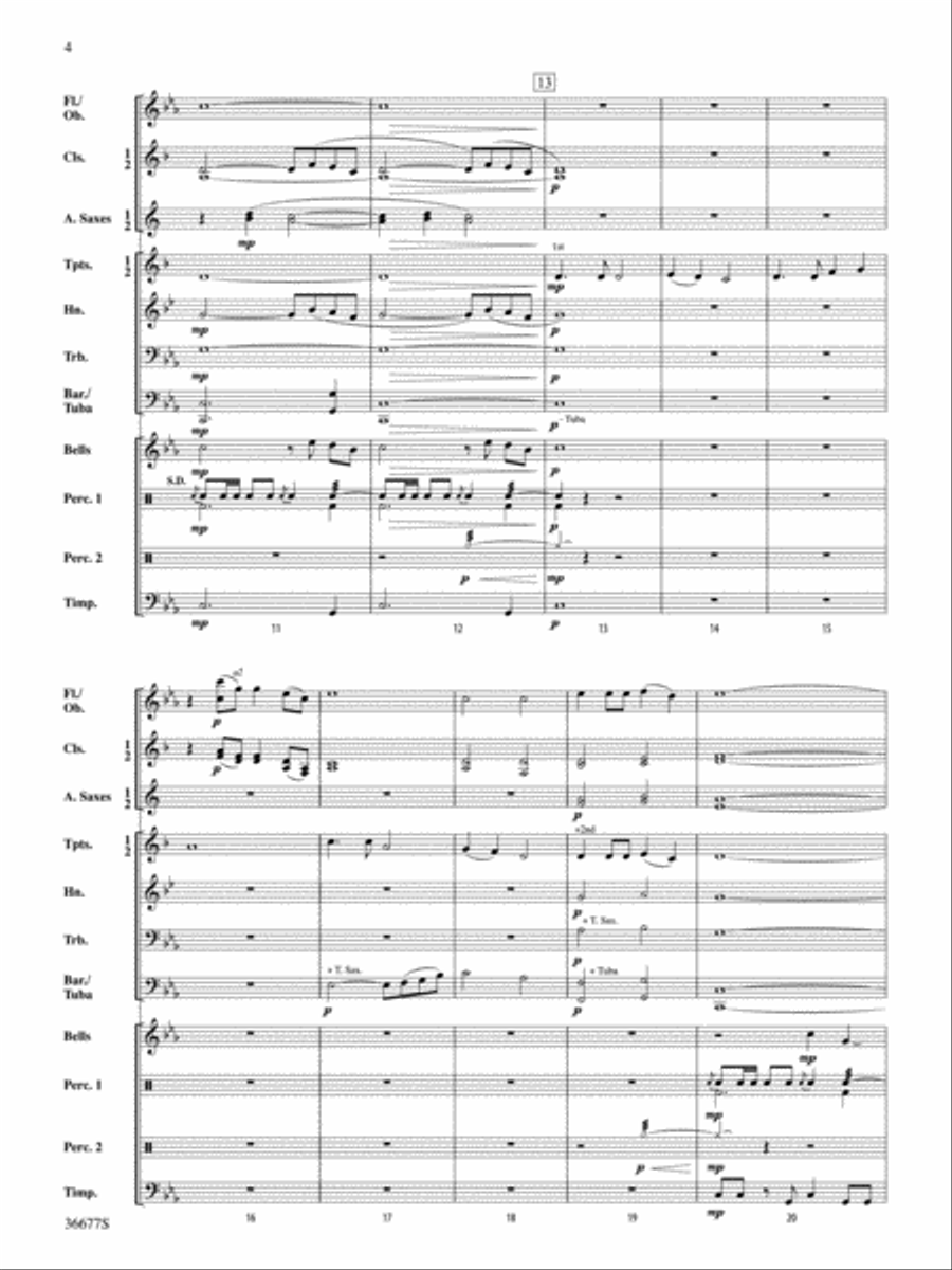 Shady Grove Concert Band scores gallery preview page 3