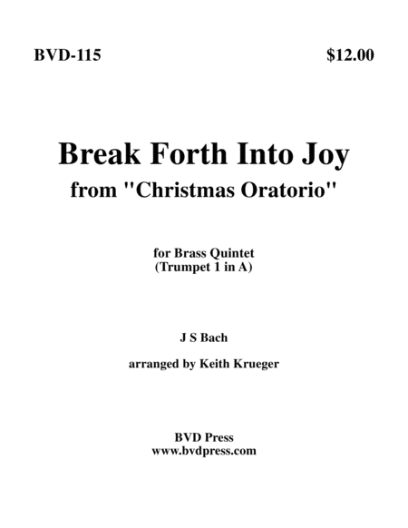 Break Forth Into Joy