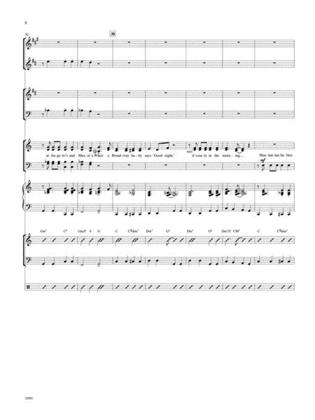 Lullaby of Broadway (and Forty-Second Street): Score