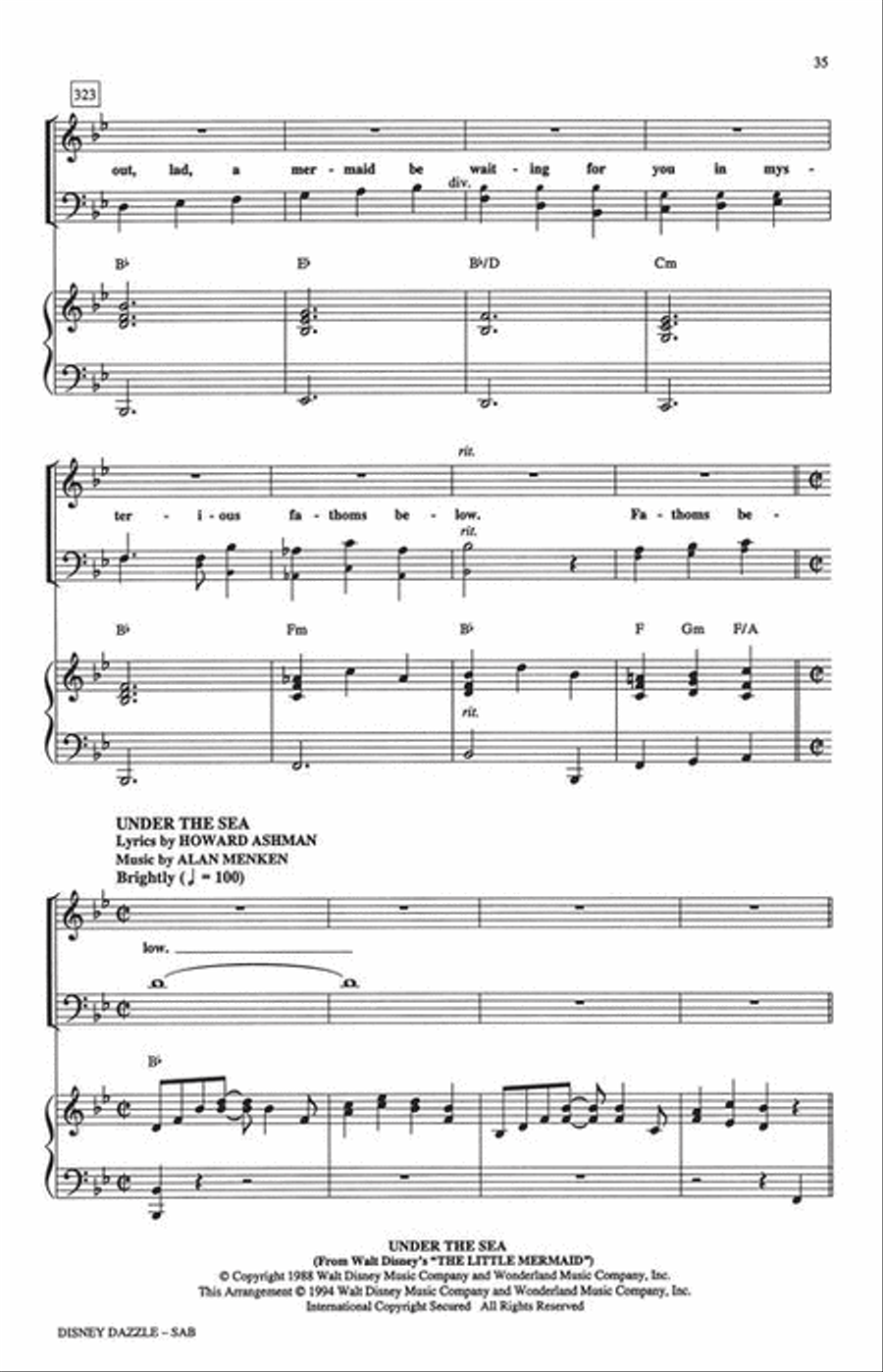 Disney Dazzle! (Medley) Disney Dazzle! (Medley) 3-Part scores gallery preview page 7