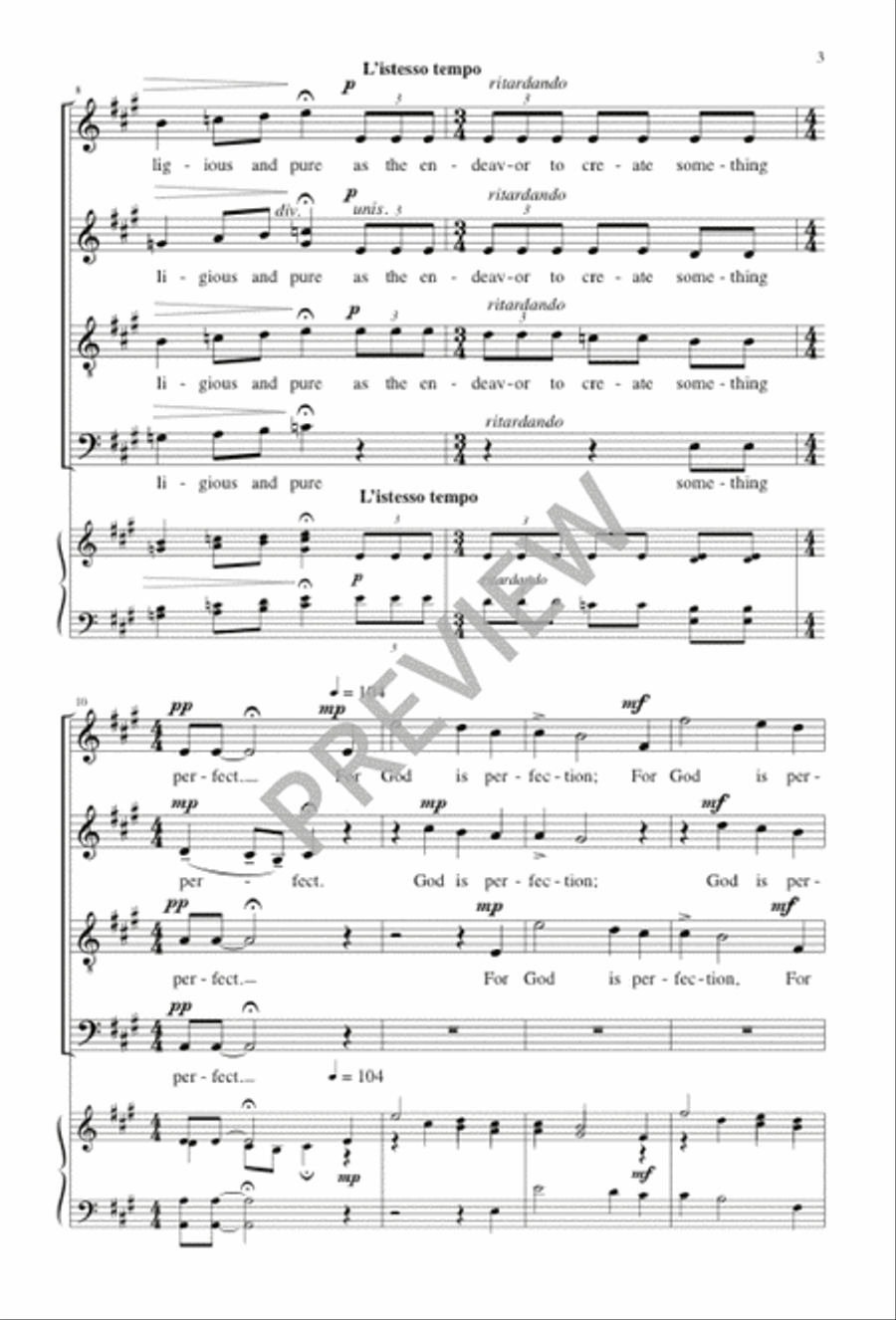 Striving after God 4-Part scores gallery preview page 3