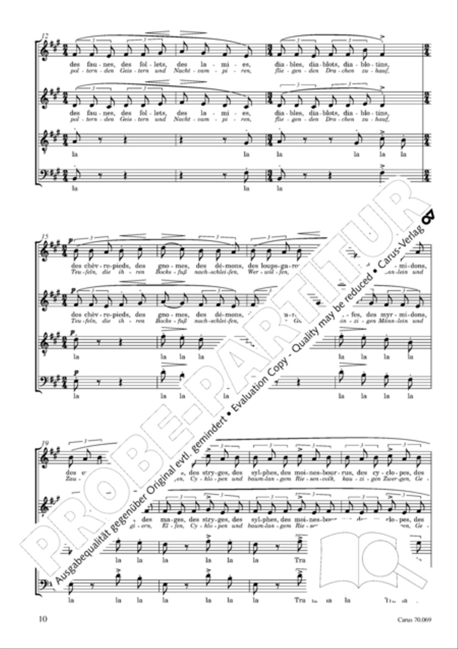Ravel: Trois chansons Ravel: Trois chansons Choir scores gallery preview page 11