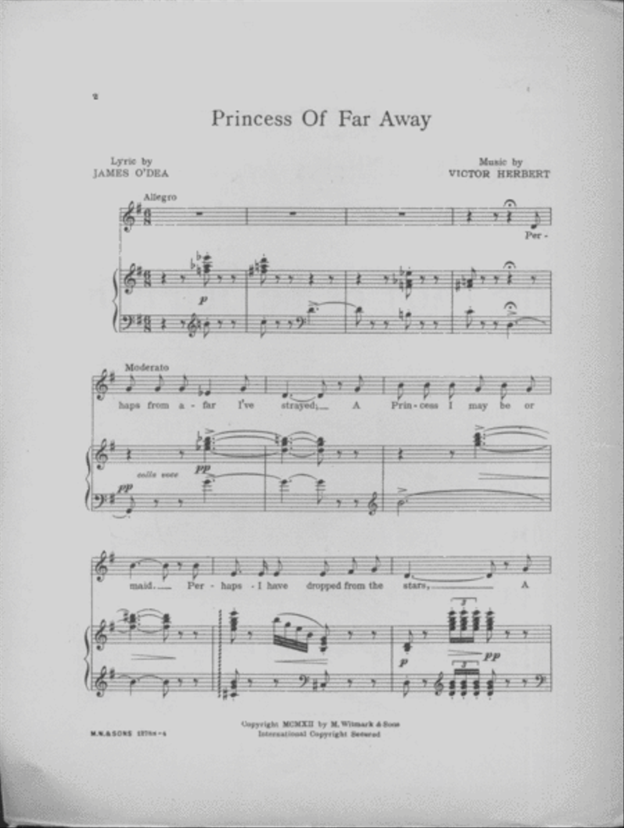 Princess of Far Away Voice scores gallery preview page 2