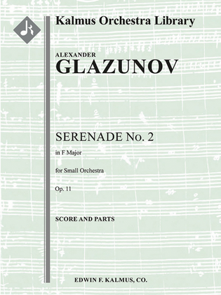 Serenade No. 2 in F Major, Op. 11