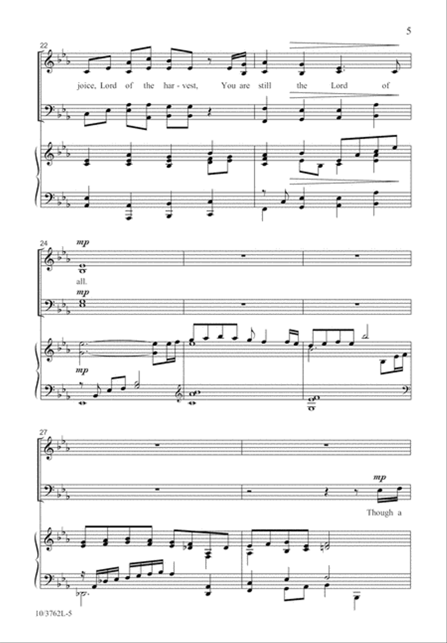 Still the Lord of All Still the Lord of All 4-Part scores gallery preview page 5