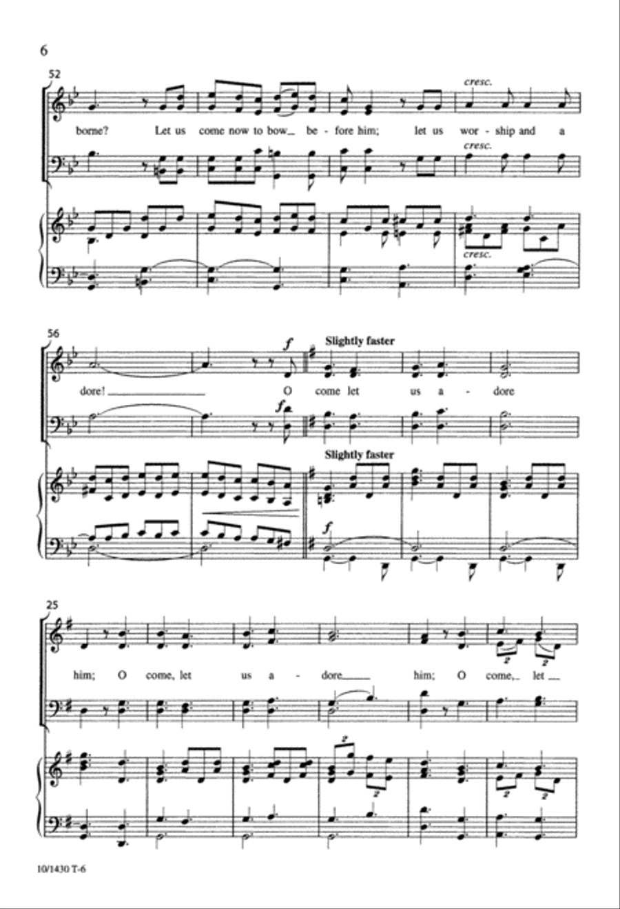 May We Enter the Stable 4-Part scores gallery preview page 6
